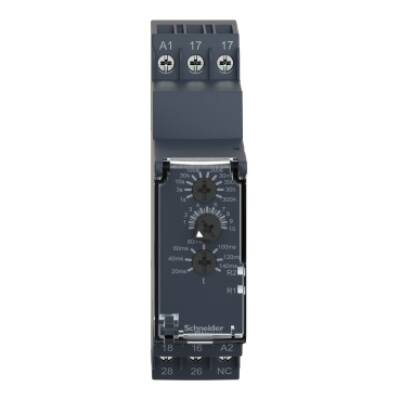 Star-Delta Timing Relay - 0.05s…300h - 24…240V AC/DC - 2C/O - Schneider Electric - RE22R2QTMR