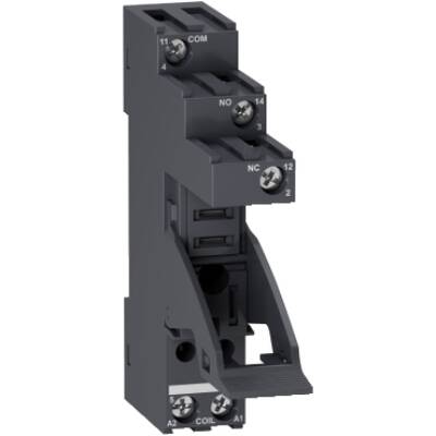 Socket, separate contact, 10 A, relay type RXG1, screw connector, 250 V AC - Schneider Electric - RGZE1S35M