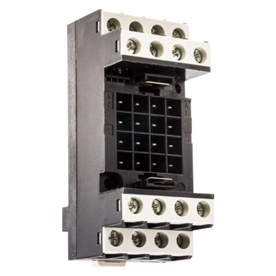 Socket for front wiring, Zelio Relay, RH plug in screw terminals - Schneider Electric - RHZ21