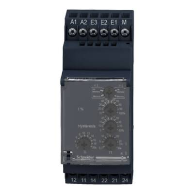 Modular 1-phase current control relay, 5 A, 2 CO, 2…500 mA, , 24…240 V AC/DC - Schneider Electric - RM35JA31MW