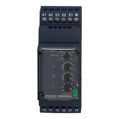 Modular 1-phase current control relay, 5 A, 2 CO, 0.15…15 A,, 24…240 V AC/DC - Schneider Electric - RM35JA32MR