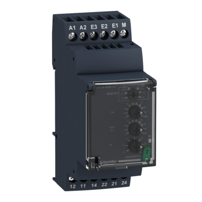 Modular 1-phase current control relay, 5 A, 2 CO, 0.15…15 A,, 24…240 V AC/DC - Schneider Electric - RM35JA32MR