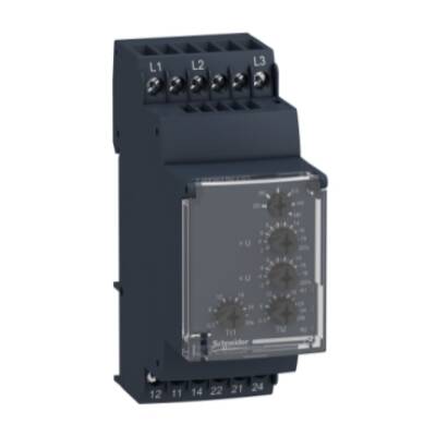 Modular 3-phase voltage control relay, 5 A, 2 CO, 220…480 V AC - Schneider Electric - RM35UB330