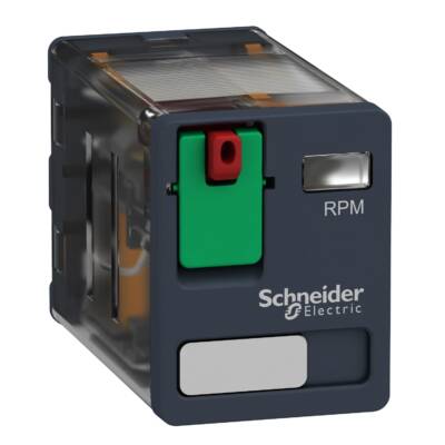 Power plug-in relay, 15 A, 2 CO, 24 V AC - Schneider Electric - RPM21B7