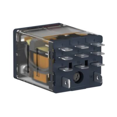 Power plug-in relay, 15 A, 3 CO, with LED, 120 V AC - Schneider Electric - RPM32F7