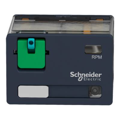 Power plug-in relay, 15 A, 4 CO, with LED, 24 V DC - Schneider Electric - RPM42BD