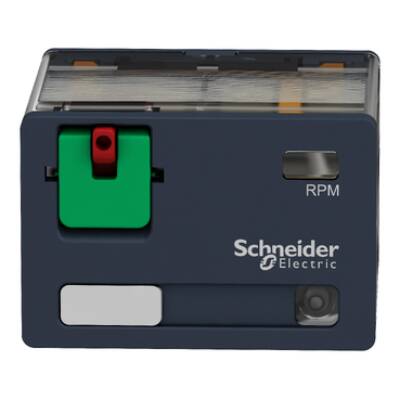 Power plug-in relay, 15 A, 4 CO, with LED, 120 V AC - Schneider Electric - RPM42F7