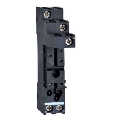 Socket, separate contact, 12 A, relay type RSB, screw connector, 250 V AC - Schneider Electric - RSZE1S35M