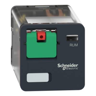 universal plug-in relay - Harmony RUM - 2 C/O - 24 V AC - 10 A - Schneider Electric - RUMC21B7