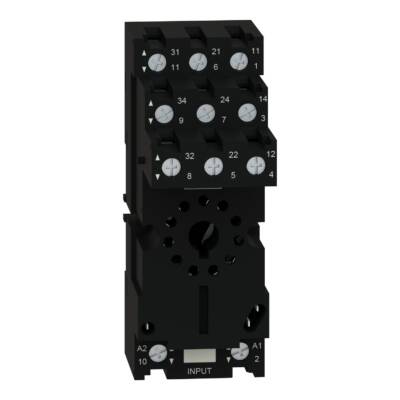 socket RUZ - separate contact - 12 A - < 250 V - connector - for relay RUMC3.. - Schneider Electric - RUZSC3M