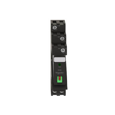 Interface plug-in relay, 10 A, 1 CO, lockable test button, LED, 24 V DC - Schneider Electric - RXG12BD