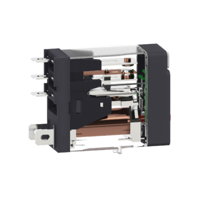 Interface plug-in relay, 10 A, 1 CO, lockable test button, LED, 120 V AC - Schneider Electric - RXG12F7