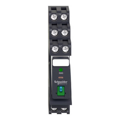Interface plug-in relay, 5 A, 2 CO, lockable test button, LED, 230 V AC - Schneider Electric - RXG22P7