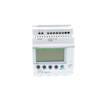 compact smart relay Zelio Logic - 10 I O - 24 V DC - no clock - display - Schneider Electric - SR2A101BD