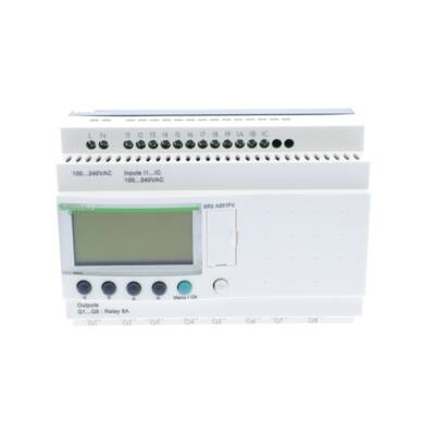 compact smart relay Zelio Logic - 20 I O - 100..240 V AC - no clock - display - Schneider Electric - SR2A201FU