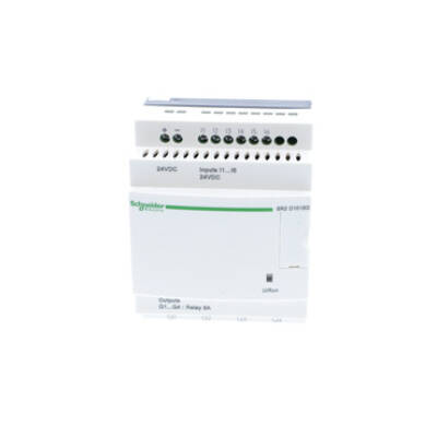 compact smart relay Zelio Logic - 10 I O - 24 V DC - no clock - no display - Schneider Electric - SR2D101BD