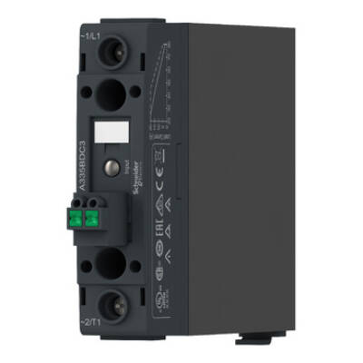 Harmony, Solid state relay, 35 A, DIN rail mount, zero voltage switching, input 4...32 V DC,  output 48...600 V AC - Schneider Electric - SSD1A335BDC3