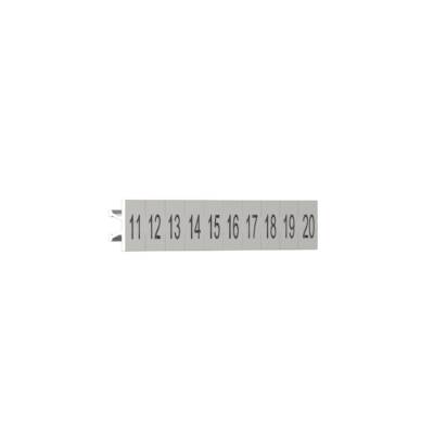 Harmony, Clip-in Legends, for SSD relays, numbered strip (11 to 20) - Schneider Electric - SSDZLN2