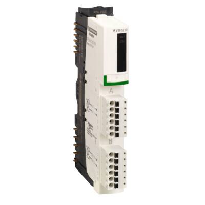 standard analog output kit STB - +/- 10 V - 2 O - 15 bits + sign - Schneider Electric - STBAVO0200K
