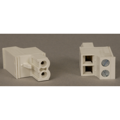 Modicon STB - 2 pin removable connector for 24 V DC power supply - screw - type - Schneider Electric - STBXTS1120