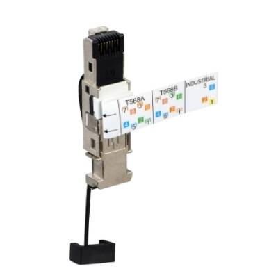 ConneXium - Rugged RJ45 connector - Field Assembled - package of 10 connectors - Schneider Electric - TCSEK3MR10