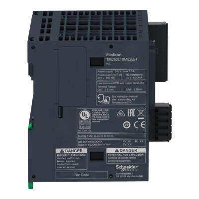 Logic controller, Modicon M262, 5ns/instruction, Ethernet - Schneider Electric - TM262L10MESE8T