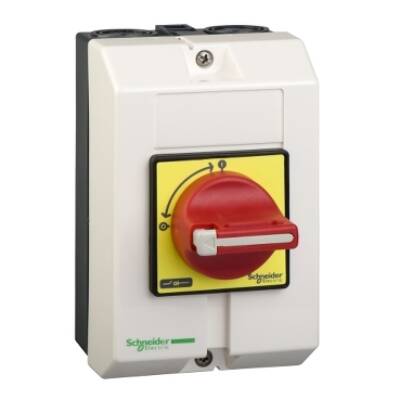 TeSys Vario enclosed, emergency switch disconnector, 10A, IP65 - Schneider Electric - VCF02GE