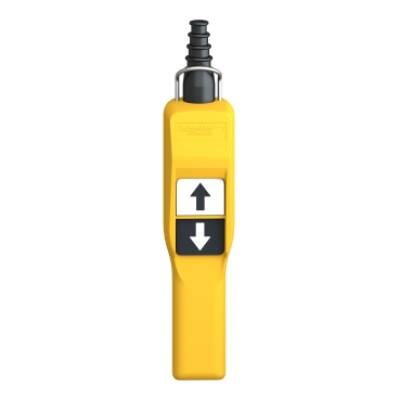 pendant station XAC-A pistol grip - 2 booted push buttons - Schneider Electric - XACA211