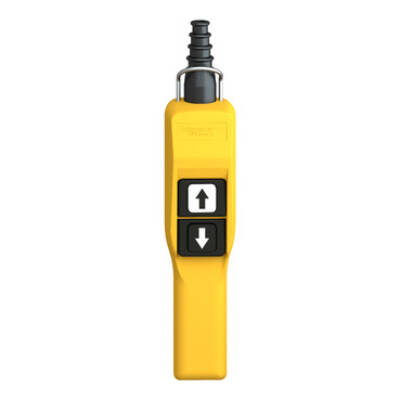 pendant station XAC-A pistol grip - 2 booted push buttons - Schneider Electric - XACA215