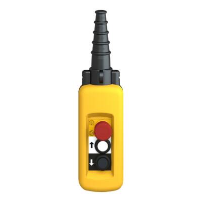 pendant control station XAC-A - 2 pushbuttons 1 Emergency stop - Schneider Electric - XACA2713