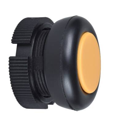 round head for pushbutton - spring return - XAC-A - yellow - booted - Schneider Electric - XACA9415