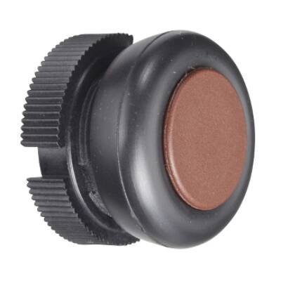 round head for pushbutton - spring return - XAC-A - brown - booted - Schneider Electric - XACA9419