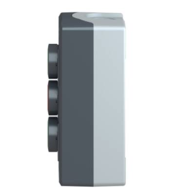 dark grey station - green flush/red flush/green flush pushbuttons Ø22 - Schneider Electric - XALD339