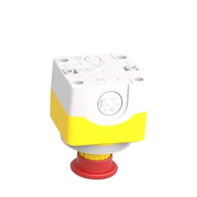 ill. ring with e. stop d40 ttr control box 24V 2 colors white/red fixed 1NO 1NC - Schneider Electric - XALK178W3B140E