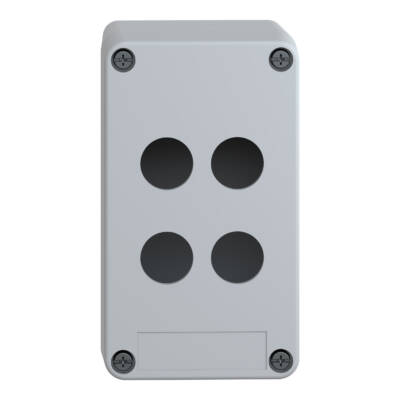 empty control station - XAP-A - plastic - 4 openings in 2 columns - Schneider Electric - XAPA1104