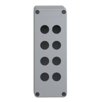 empty control station - XAP-A - plastic - 8 openings in 2 columns - Schneider Electric - XAPA2108