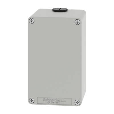 Harmony XAP, XB2 SL, Empty control station, zinc alloy, grey, M20, undrilled, 80 x 130 x 77, UL cULus - Schneider Electric - XAPD24