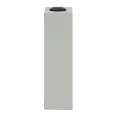 Harmony XAP, XB2 SL, Empty control station, zinc alloy, grey, M25, 3 cut-outs 22mm, 80 x 175 x 51,5 - Schneider Electric - XAPD3203