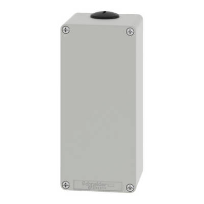 Harmony XAP, XB2 SL, Empty control station, zinc alloy, grey, M25, undrilled,  80 x 175 x 77 - Schneider Electric - XAPD34