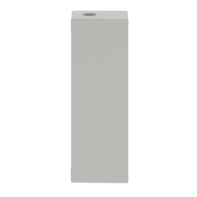 Harmony XAP, XB2 SL, Empty control station, zinc alloy, grey, M25, 4 cut-outs 30mm with notches, 80 x 220 x 77 - Schneider Electric - XAPD4604