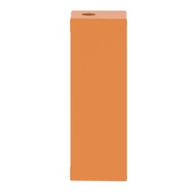 Harmony XAP, XB2 SL, Empty control station, zinc alloy, orange, M25, 4 cut-outs 30mm with notches, 80 x 220 x 77 - Schneider Electric - XAPO4604
