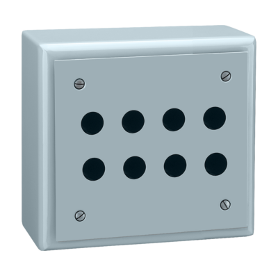 empty control station - XB2-S - metal - 8 openings in 4 columns - Schneider Electric - XB2SL42009