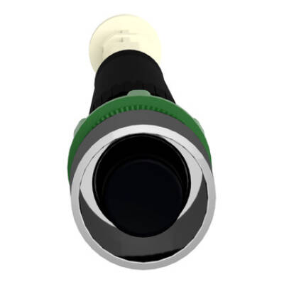 black flush reset pushbutton Ø22 for 6...16 mm actuation distance - Schneider Electric - XB4BA821