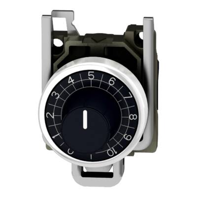 Complete potentiometer, metal, Ø22, 10K - Schneider Electric - XB4BD912R10K