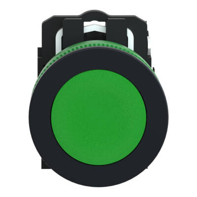 FLUSH MOUNTED GREEN FLUSH CAPS PUSHBUTTON 1NO SCREW CLAMP - Schneider Electric - XB5FA31