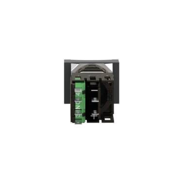 green rectang flush complete illum pushbutton Ø16 spring return 1NO 12...24V - Schneider Electric - XB6DW3B1B