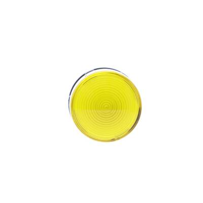 Harmony XB7, Monolithic pilot light, plastic, yellow, Ø22, integral LED, 110...120 V AC - Schneider Electric - XB7EV05GP