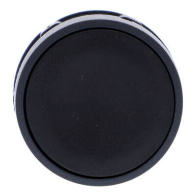 Harmony XB7, Monolithic push button, plastic, black, Ø22, spring return, unmarked, 1 NO - Schneider Electric - XB7NA21