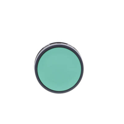 Harmony XB7, Monolithic push button, plastic, green, Ø22, spring return, unmarked, 1 NO - Schneider Electric - XB7NA31