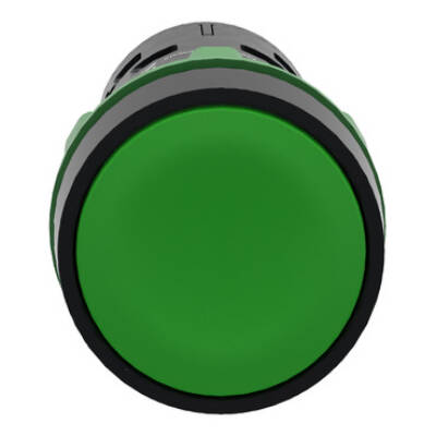 Push button, Harmony XB7, PB, Spring Rtn, green, 2 NO - Schneider Electric - XB7NA33